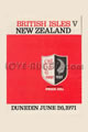 New Zealand v British Isles 1971 rugby  Programme